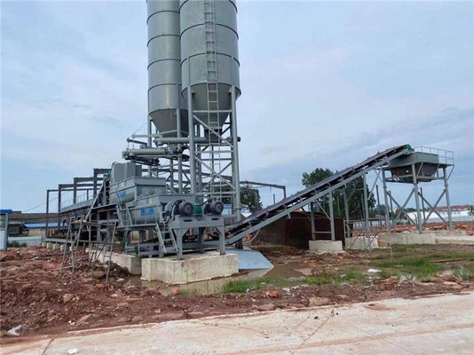 গুণ  180KW Soil Cement Mixing Plant Stabilized Soil Mixing Equipment High Accurate কারখানা