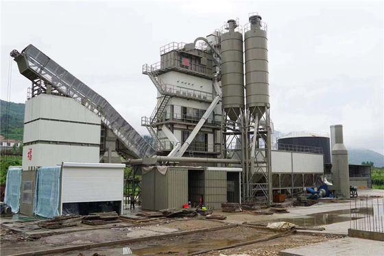 গুণ  120TPH Automated Stationary Asphalt Mixing Plant Environmental Protection কারখানা