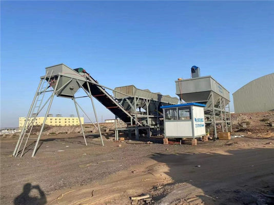 সেতু নির্মাণের জন্য 500t/H মোবাইল সয়েল মিক্সিং প্ল্যান্ট সহজ ইনস্টলেশন