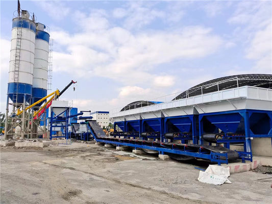 রাস্তার ভিত্তি উপাদানের জন্য 300t/H থেকে 800t/H ক্রমাগত স্থিতিশীল মাটি মিশ্রণ স্টেশন